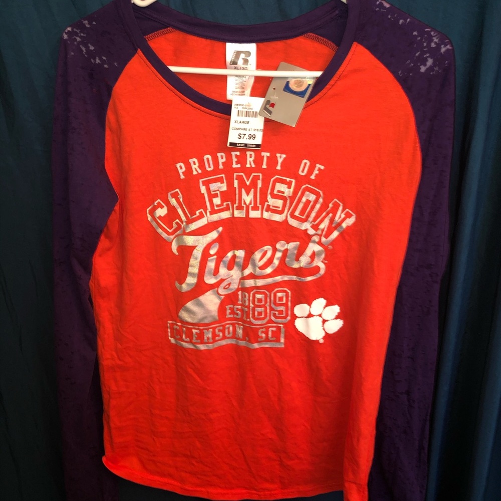 Clemson Long Sleeve Shirt🧡🐾